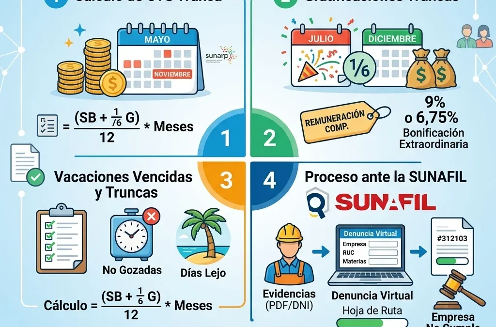 Cálculo de Liquidación y Beneficios Sociales en el Perú